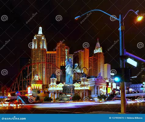 Nightlife Las Vegas City, Entertainment City Editorial Photography ...