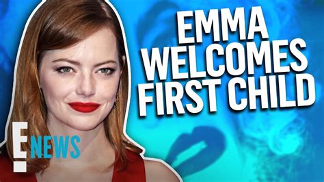 Emma Stone Gives Birth to Her First Child | E! News - YouTube