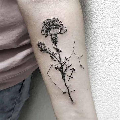 Details 86+ sagittarius birth flower tattoo super hot - in.cdgdbentre