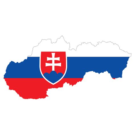 Slovakia Map Flag | Free SVG