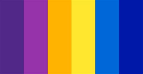 Rich Purple, Yellow And Blue Color Scheme » Blue » SchemeColor.com