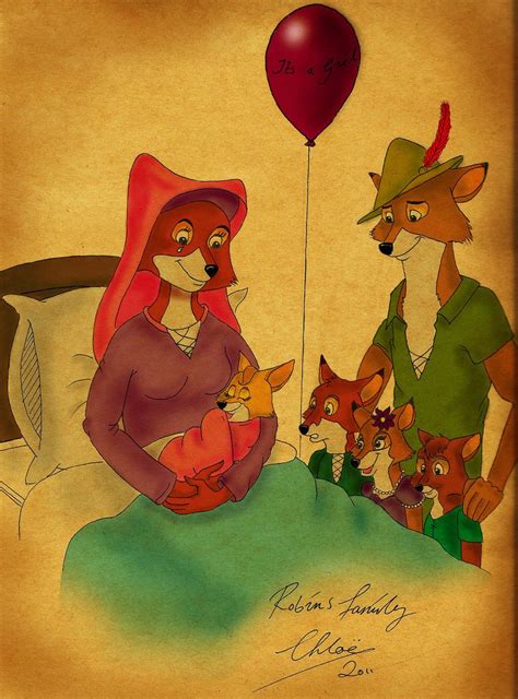 Disney's Robin Hood Family by ChloeMonster.deviantart.com on @deviantART Disney Couples, Disney ...