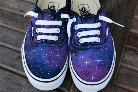 Galaxy Vans Shoes Custom Hand Painted Galaxy on Vans Authentic - Etsy | Scarpe, Vans