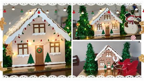 DIY Gingerbread House || DIY dollar tree christmas decor 2021 - YouTube