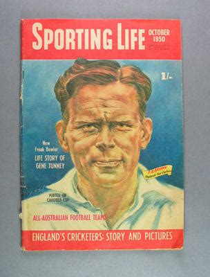 Magazine, "Sporting Life" October 1950 - Australian Sports Museum