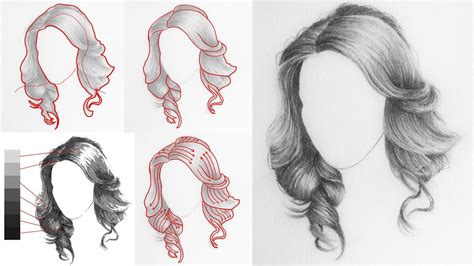 How To Draw Female Hair Easy ~ Pin By Chris Crayon On Hair | Bodewasude