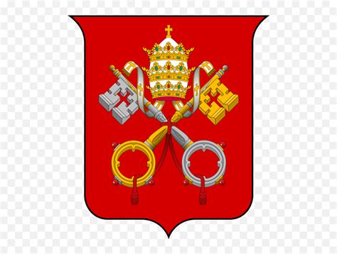 Coat Of Arms Of The Vatican City - Vatican Coat Of Arms Emoji,Vatican ...