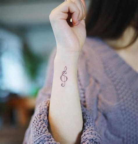 150+ Meaningful Treble Clef Tattoo Designs for Music Lovers (2022)