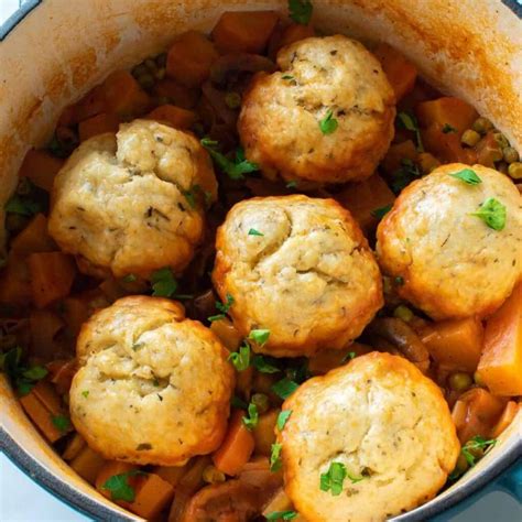 Vegetable Stew with Dumplings (Vegan Stew) - Hint of Healthy