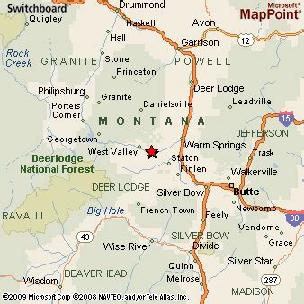 Where is Anaconda, Montana? see area map & more