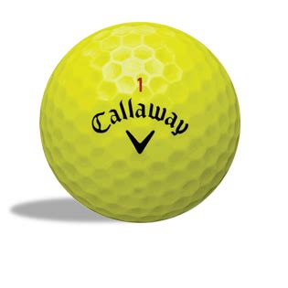 Callaway Chrome Soft Yellow used golf balls