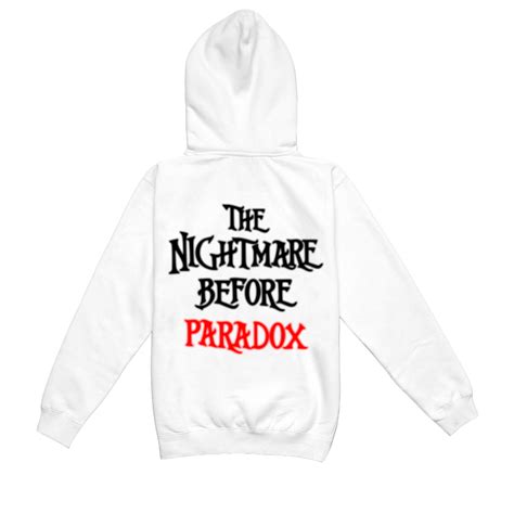 HALLOWEEN EXCLUSIVE PULL-OVER HOODIE "SALLY" - (WHITE) – Paradox Lab