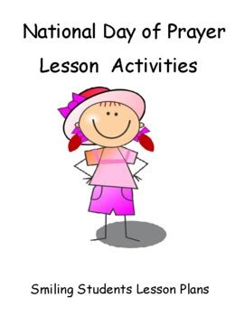 National Day of Prayer Lesson Activities by Smiling Students Lesson Plans