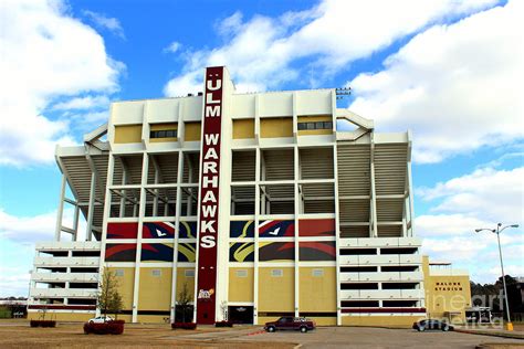 University of Louisiana At Monroe Malone Stadium Photograph by Kathy White - Fine Art America