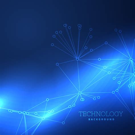 blue technology background design - Download Free Vector Art, Stock ...