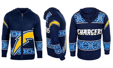 NFL Men's Zip Hoodie Sweaters | Groupon