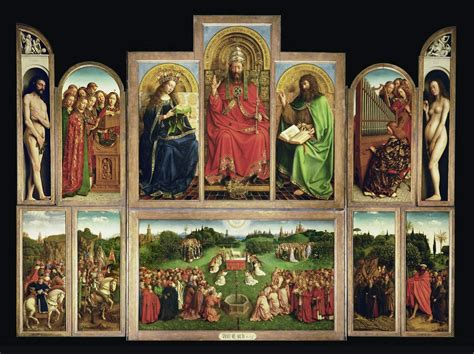 Jan van Eyck | The Ghent Altarpiece (also called The Adoration of the ...