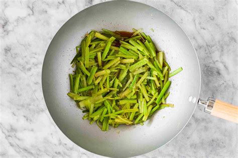 Stir-Fry Chinese Celery Recipe With Red Chilies