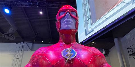 The Flash Movie's New Costume: Exclusive Photos from Licensing Expo