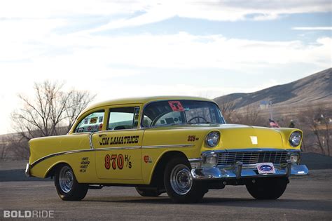 1956, Chevrolet, 210, Two door, Drag, Racing, Hot, Rod, Muscle, Cars, Roads, Sky, Retro, Classic ...