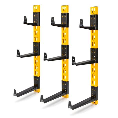 DEWALT Yellow/Black Wall Mount Cantilever Rack - 3 Pc by DEWALT at ...