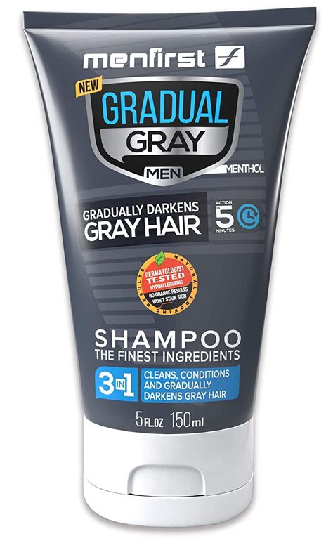 Menfirst Gradual Gray 3-in-1 Grey Reducing Men's Shampoo & Conditioner, 5 fl Oz - Walmart.com ...