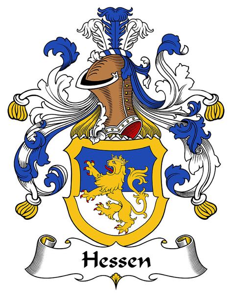 Hessen Coat of Arms German Digital Art by Heraldry - Fine Art America