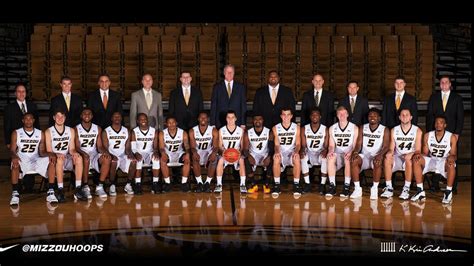 Mizzou Basketball Releases Team Photo - Rock M Nation