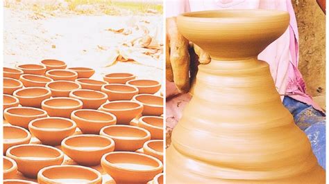 beginner pottery wheel projects||pottery wheel making at home. - YouTube