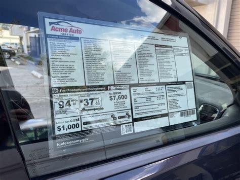 Need A Car Window Label? See Our LP1700 Monroney for Cars.