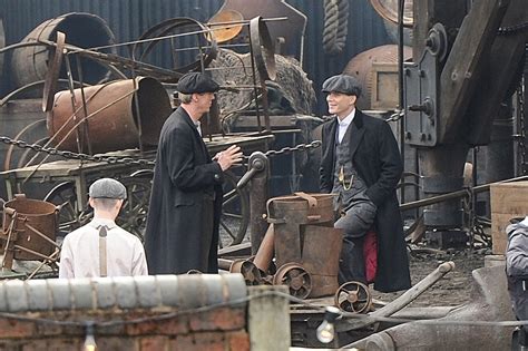 Murphy on the set of Peaky Blinders, season 2 - Peaky Blinders. Photo ...