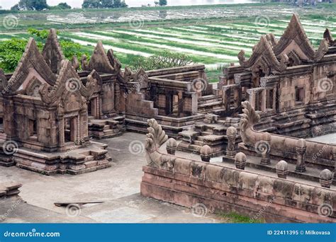 Khmer temple stock image. Image of nature, exotic, siam - 22411395