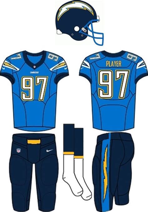 Chargers Concept Uniforms | Nfl outfits, Football uniforms, Sports uniforms