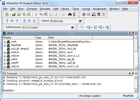 Installing modelsim altera vhdl model files stuck - lightography