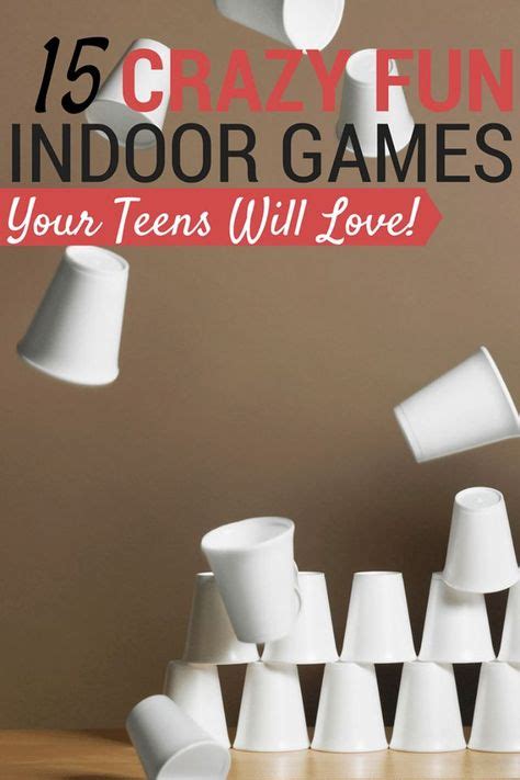 These indoor games for teens are perfect for entertaining a group of ...