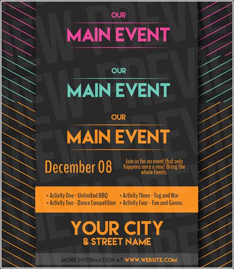 Event Flyer Templates - BigProductStore.com