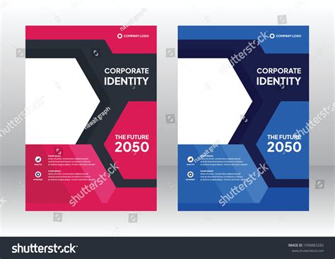 Editable Corporate Brochure Design Background Template Stock Vector (Royalty Free) 1998883283 ...