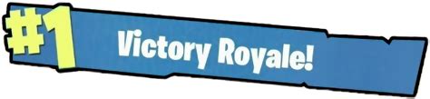 Victory Royale Signage Graphics Clipart PNG Transparent Background ...