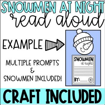 Snowmen At Night READ ALOUD | Winter Activities | Winter Story | TPT