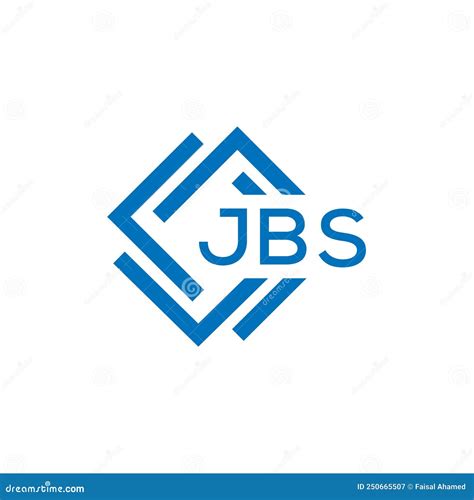 JBS Letter Logo Design on White Background. JBS Creative Circle Letter Logo Concept. JBS Letter ...