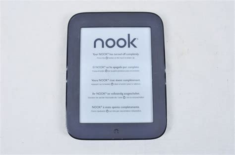 Barnes & Noble Nook Simple Touch eBook Reader, Wi-Fi, 6in BNRV300 - Black