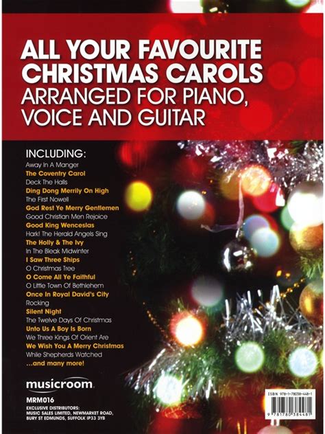 The Musicroom Book Of Christmas Carols - Piano, Vocal & Guitar Sheet ...