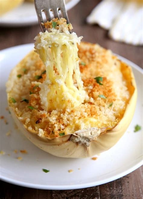 Twice-Baked Spaghetti Squash and Cheese - Completely Delicious