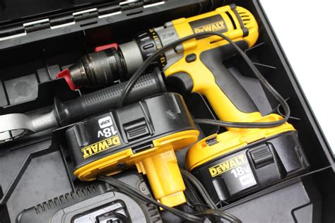 Dewalt Heavy Duty Cordless Drill/ Driver With Case And Other Accessories | Property Room