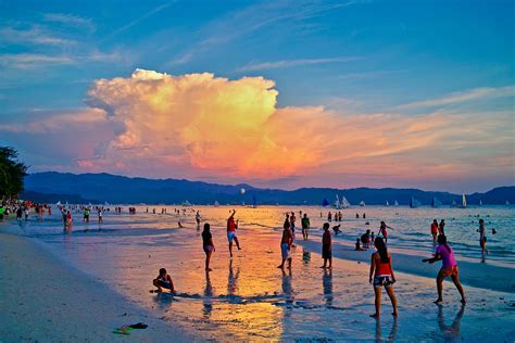 Wallpaper : sunset, white, beach, Philippines, Boracay 2640x1760 - - 1116382 - HD Wallpapers ...