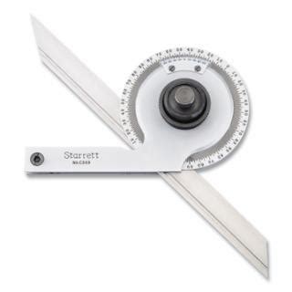 Precision Universal Bevel Vernier Protractor, 7-1/2 in, Steel - Strobels Supply