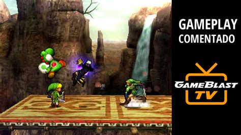 Gameplay comentado: Super Smash Bros. For Nintendo 3DS (3DS) - Multiplayer Online - YouTube