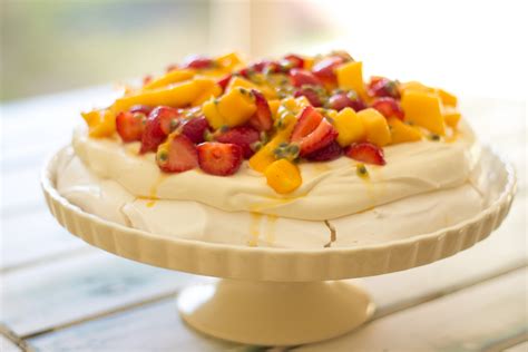 Mango Passionfruit Pavlova | The Culinary Library