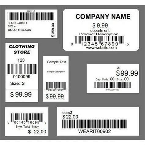 Retail Barcode Label at Rs 250/roll | Barcode Labels in New Delhi | ID ...