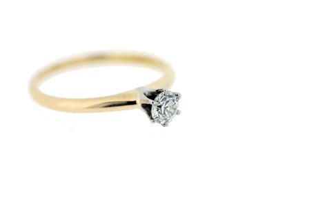 14-karat Gold Solitaire Diamond Ring - Timekeepersclayton